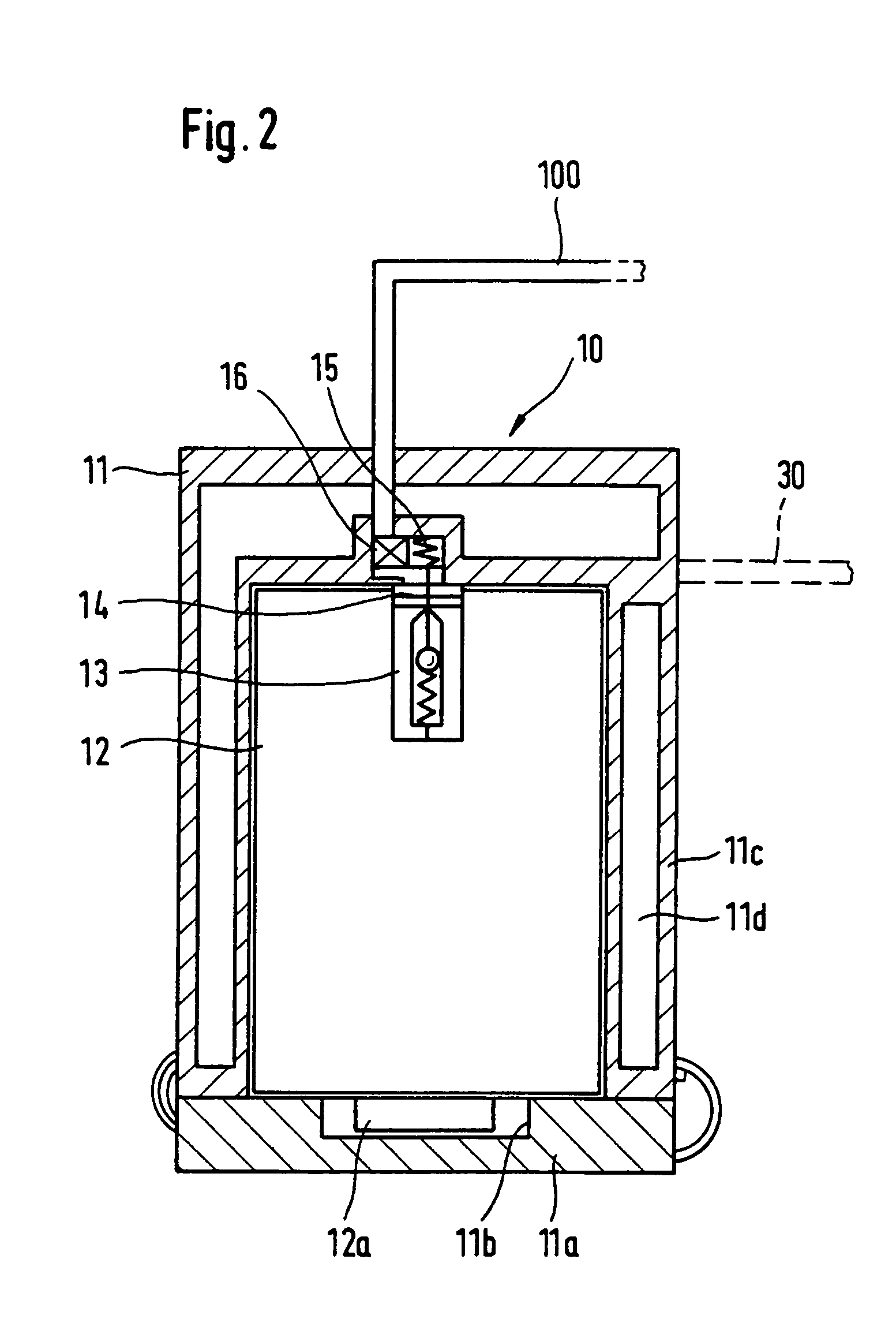 Method and device for storing and dosing a reducing agent