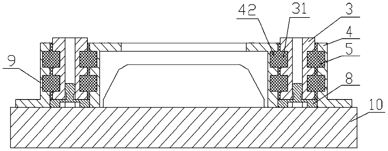 Remote sensing satellite momentum wheel vibration isolation bracket and manufacturing method thereof