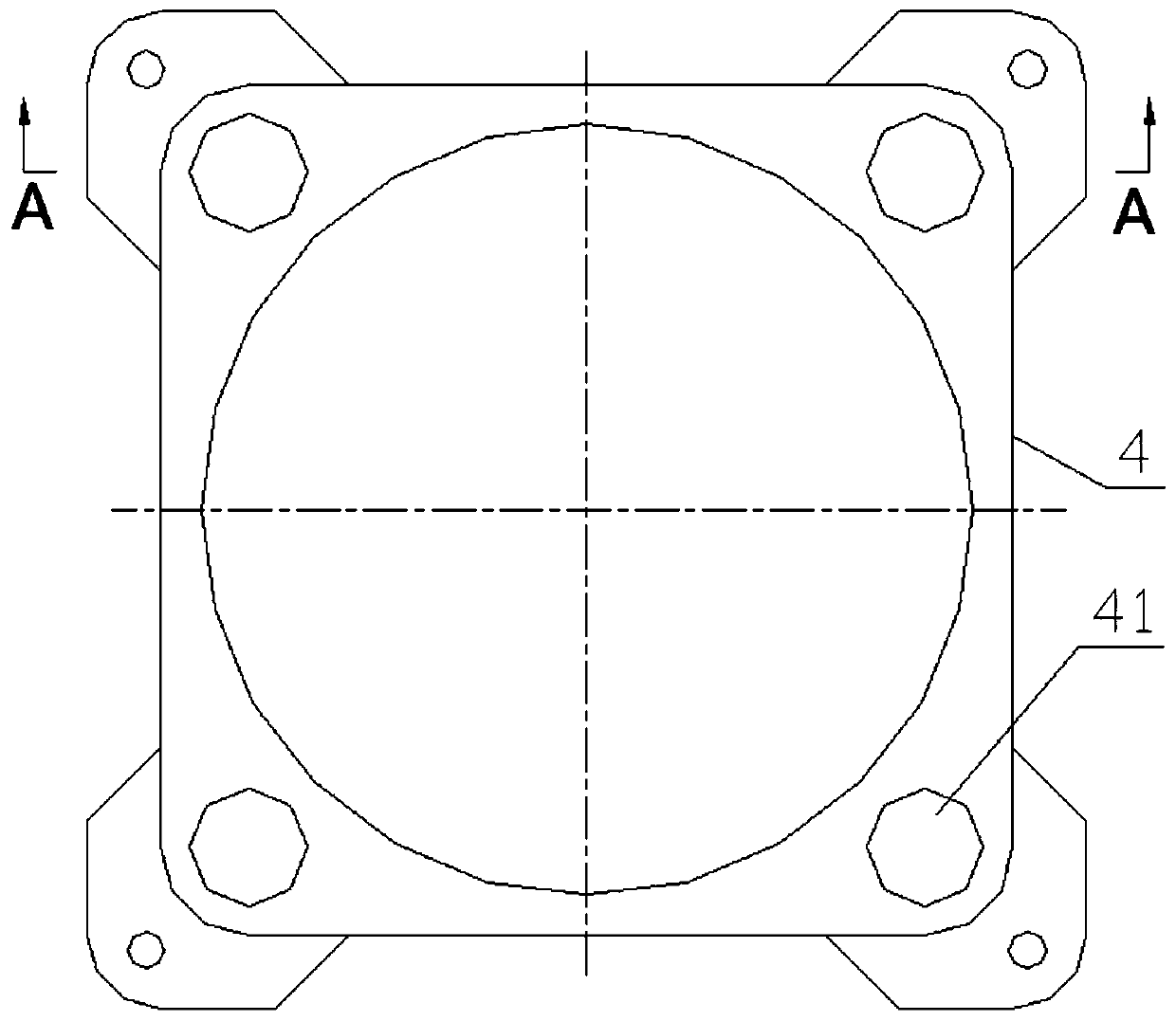 Remote sensing satellite momentum wheel vibration isolation bracket and manufacturing method thereof