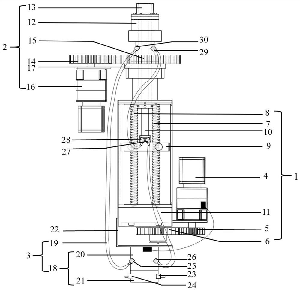 Device for realizing automatic evaporation of ceramic target materials through electron beam physical vapor deposition