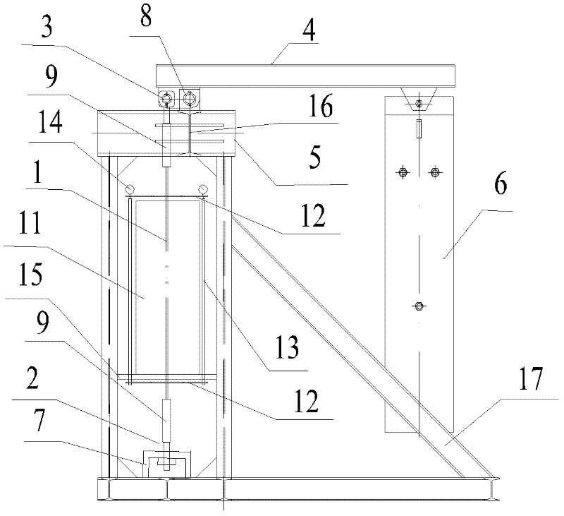 Device for testing damp-heat aging of composite material