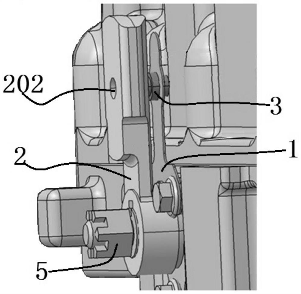 AT automatic gearbox emergency gear locking device
