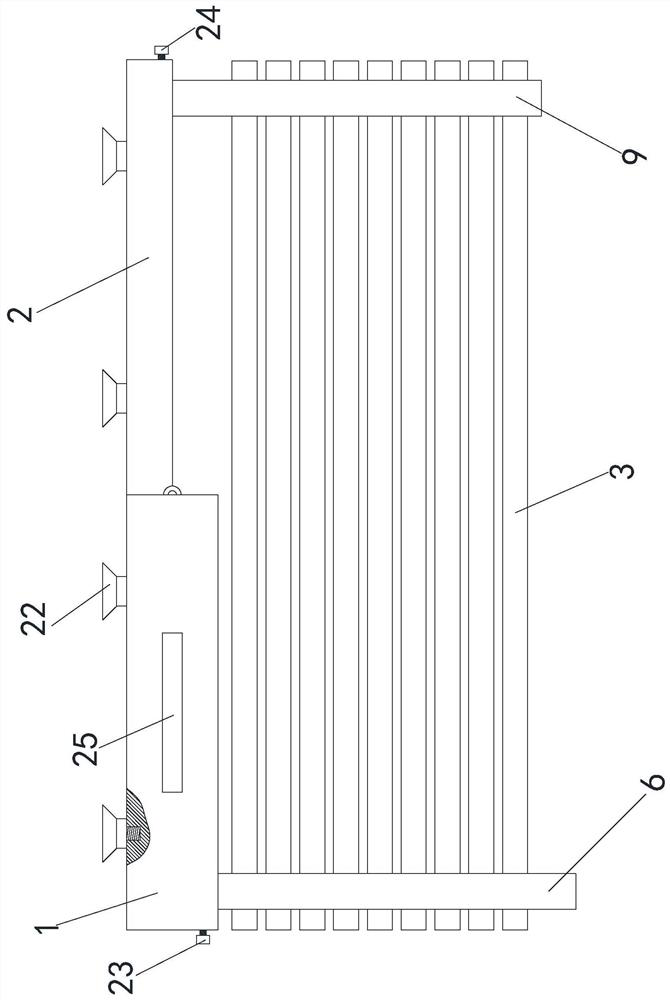 Auxiliary device for ideological and political tutor teaching