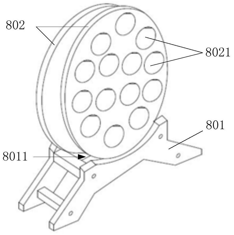 Epitaxial wafer carrier of etching and baking equipment
