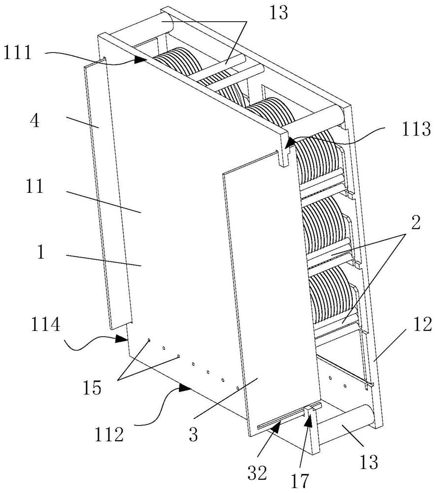 Epitaxial wafer carrier of etching and baking equipment