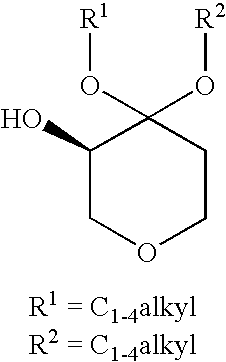 Process for the Preparation of (R)-4,4-Dialkoxy-Pyran-3-Ols Such as (R)-4,4-Dimethoxy-Pyran-3-Ol