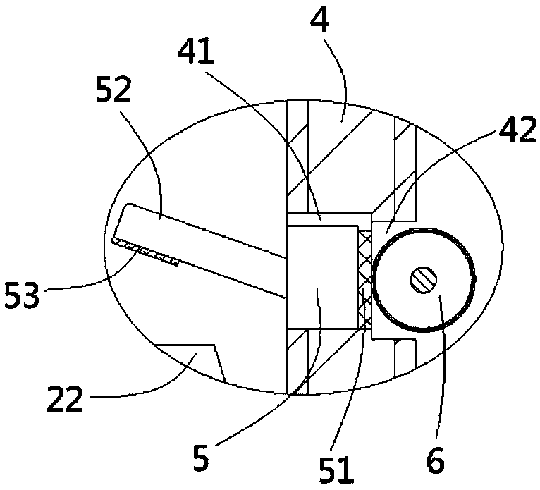 An oil seal press-in mechanism for automobile crankshaft
