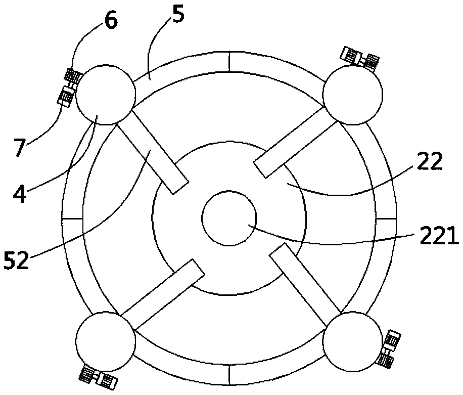 An oil seal press-in mechanism for automobile crankshaft