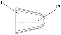 A kind of anti-break environmental protection pen shell