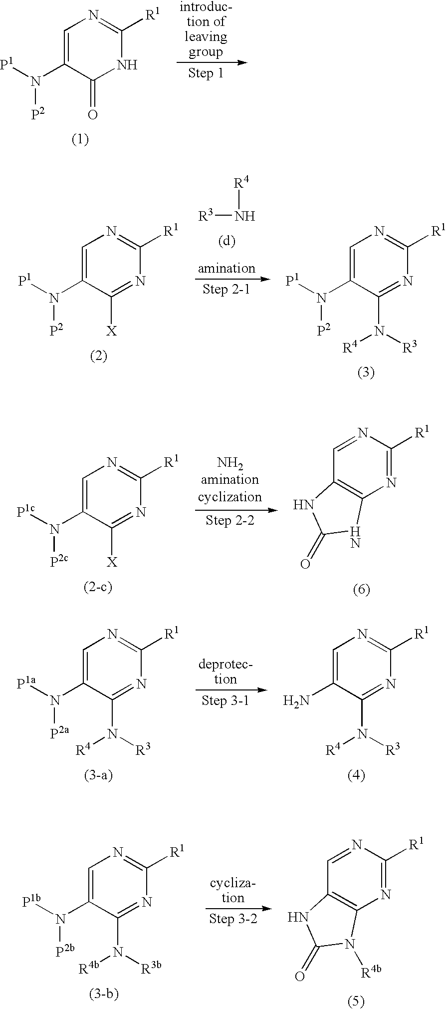 Production method of diaminopyrimidine compounds