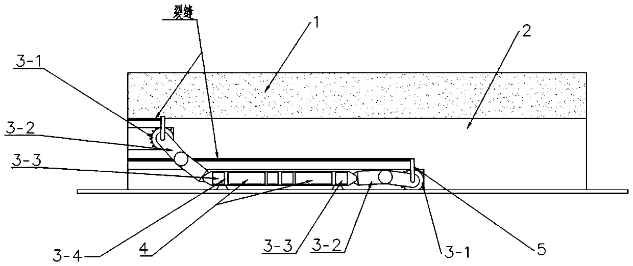 Device and method for improving thickness of coal seam exploited by coalcutter by using abrasive jet