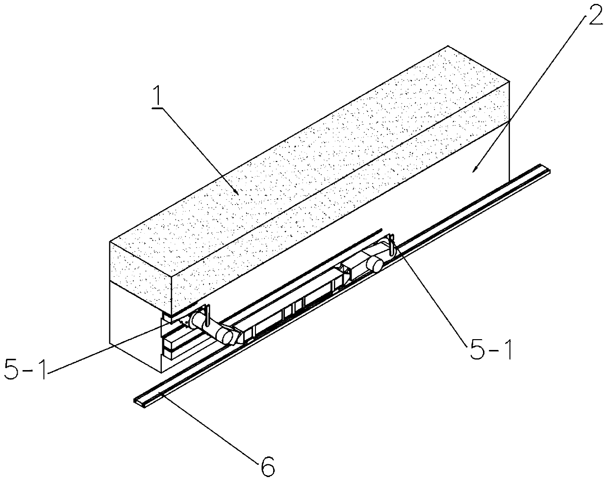 Device and method for improving thickness of coal seam exploited by coalcutter by using abrasive jet