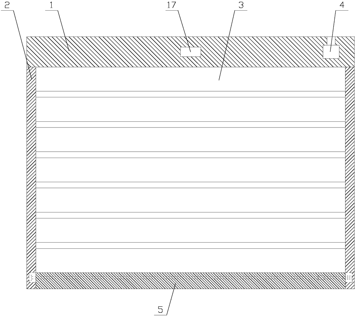 Fireproof rolling shutter door with good fireproof property and anti-deformation capacity