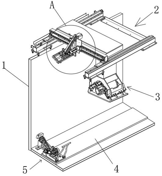 Base tamping equipment for hydraulic engineering construction