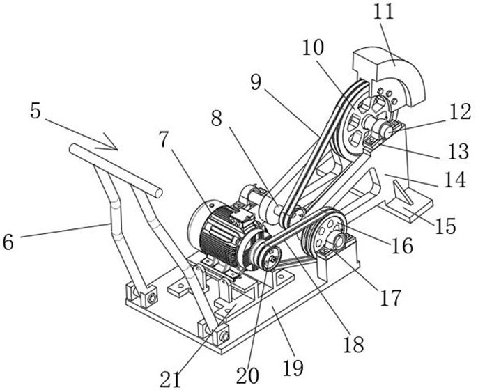 Base tamping equipment for hydraulic engineering construction