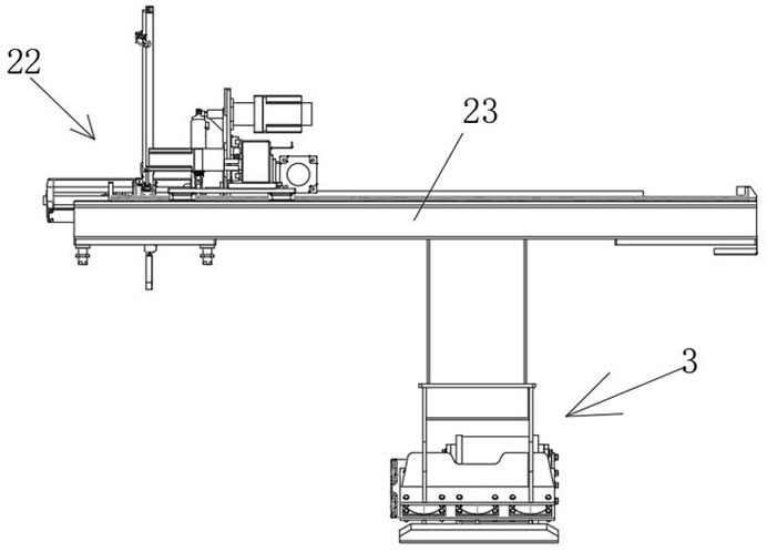 Base tamping equipment for hydraulic engineering construction