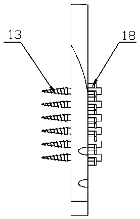 Pneumatic deep loosening machine