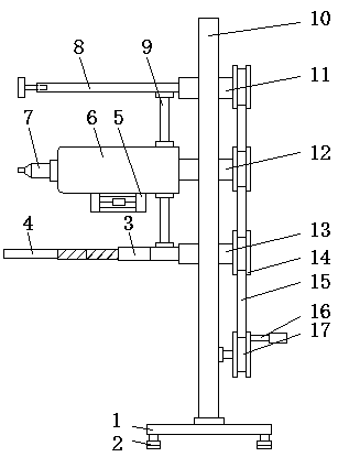 Gap filling device for construction wall