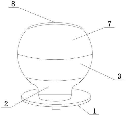 Rotary circular spotlight