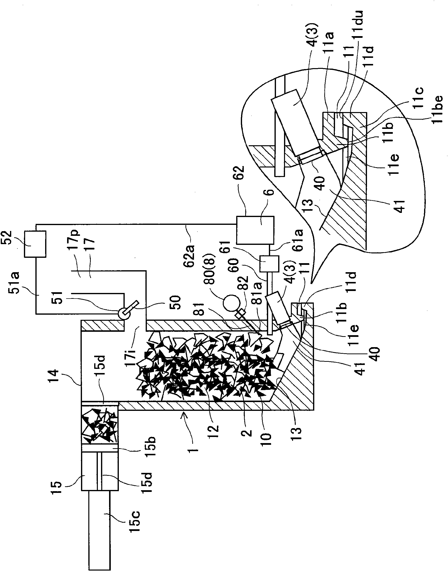 Gas cupola for melting metal