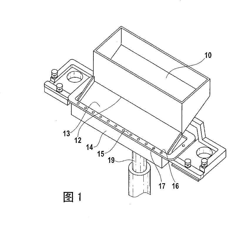 Device for transporting ball shaped component into container