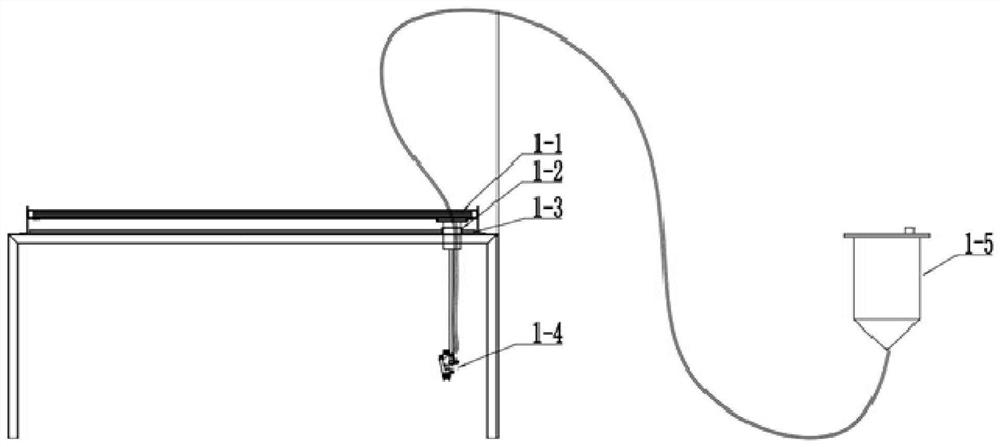 Distributing device and method for distributing quartz stone slabs