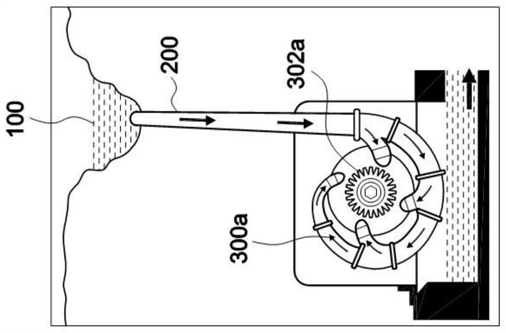 A method for improving the power generation efficiency of a hydro turbine and suppressing cavitation of parts and components of the hydro turbine