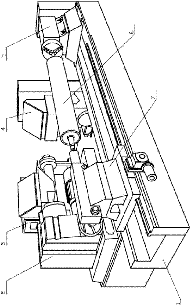 Novel rubber covered roller winding and surface-covering machine