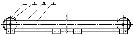 Constant-speed cable car getting-on and getting-off device