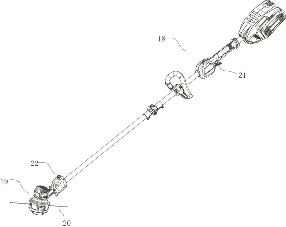 Automatic coil winding grass trimmer