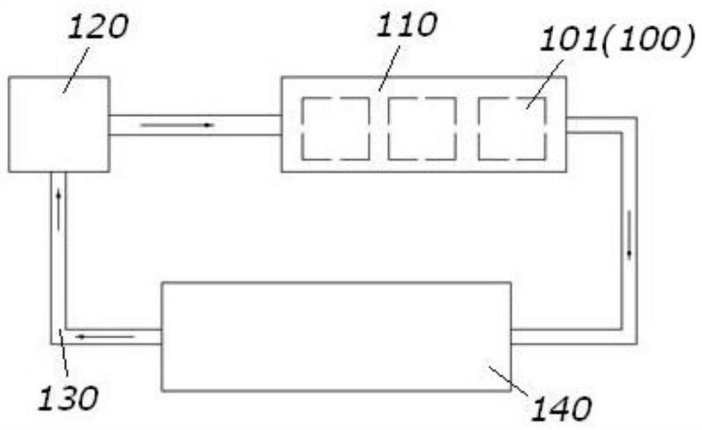 Heat dissipation structure of head-mounted intelligent terminal