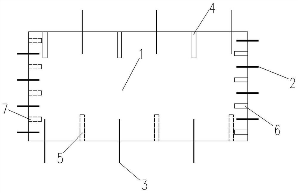 Prefabricated concrete face plate, connecting structure of prefabricated concrete face plate and mounting method of prefabricated concrete face plate