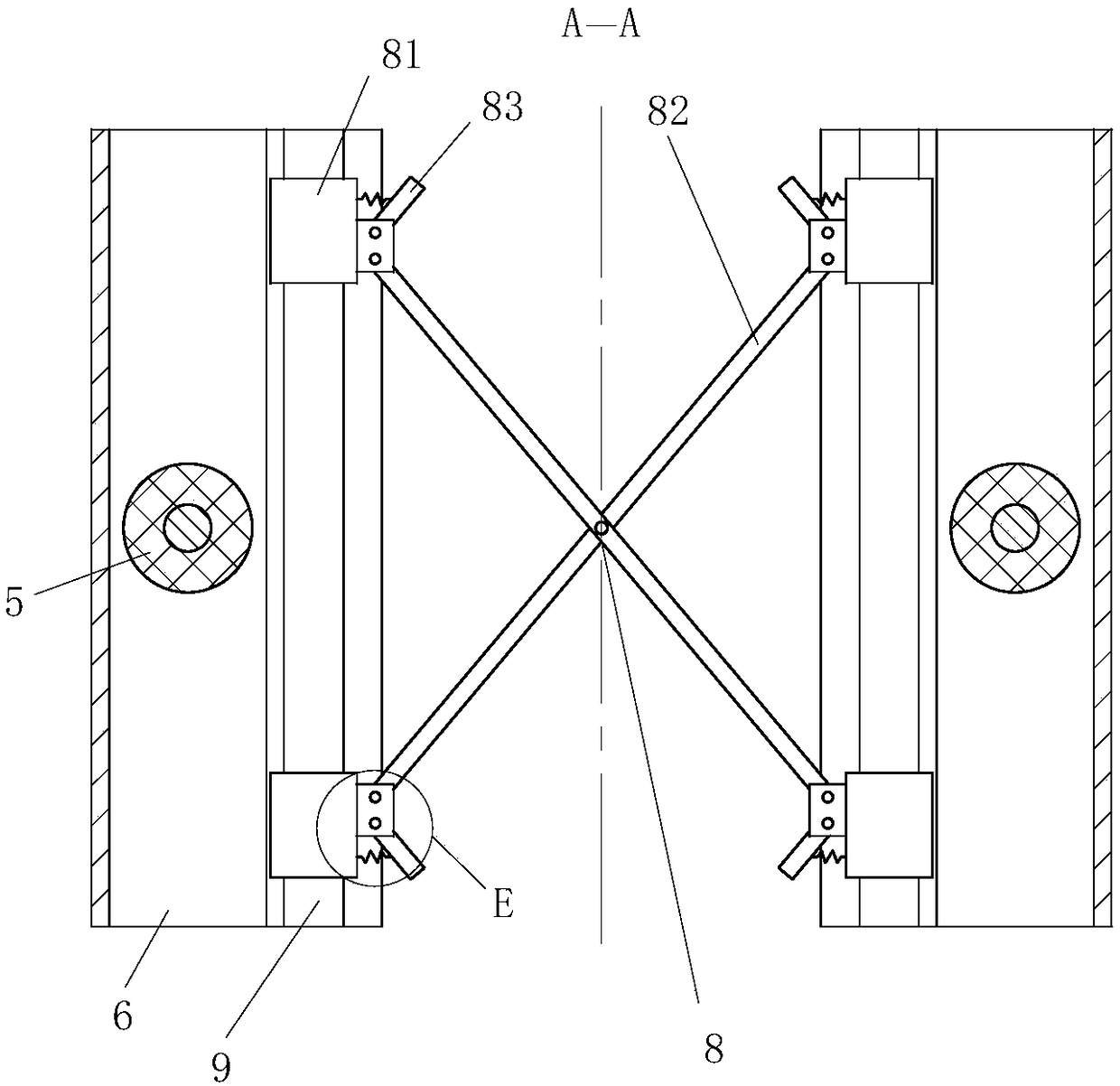 Cold-rolling sheet soft-state slitting guiding device