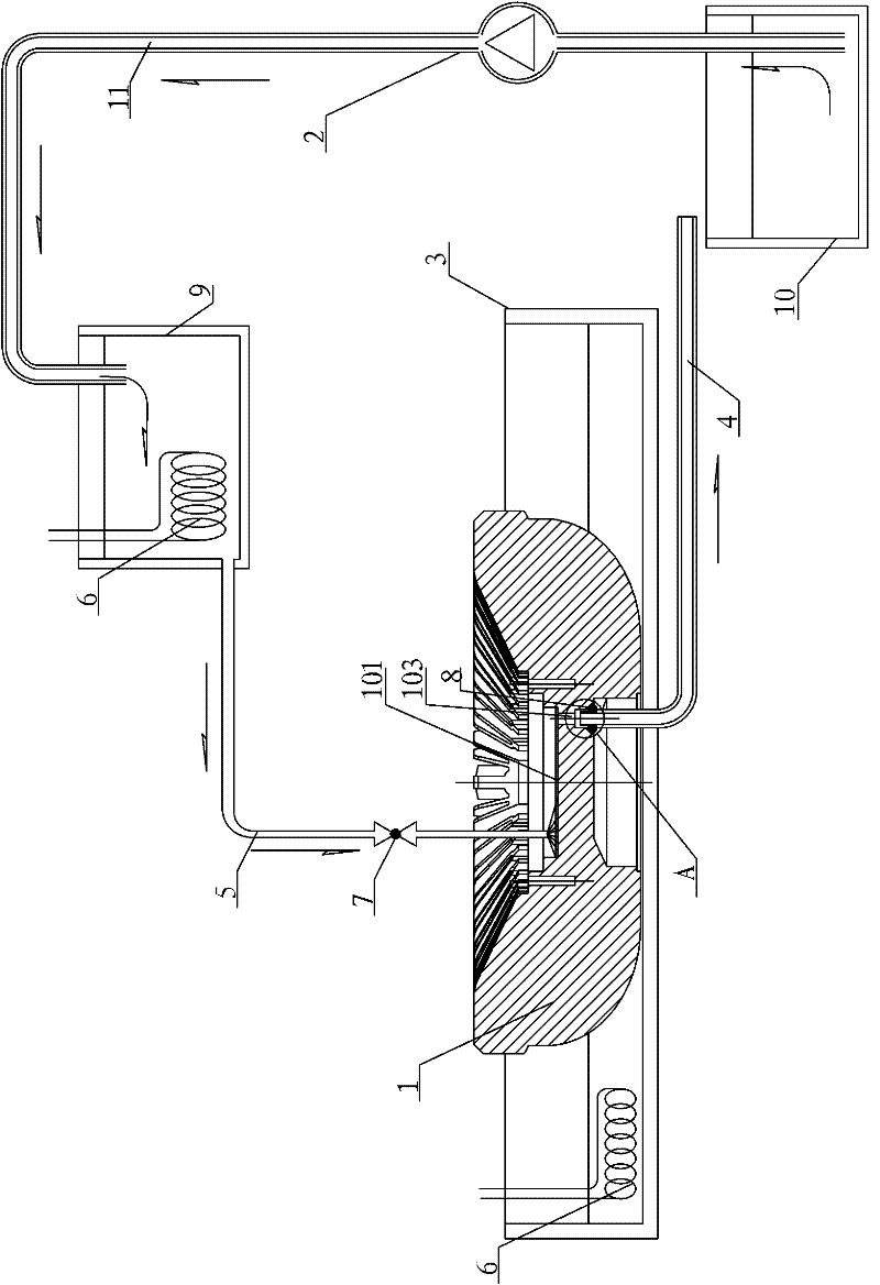 LED heat radiator and local nickel plating device and local nickel plating method thereof