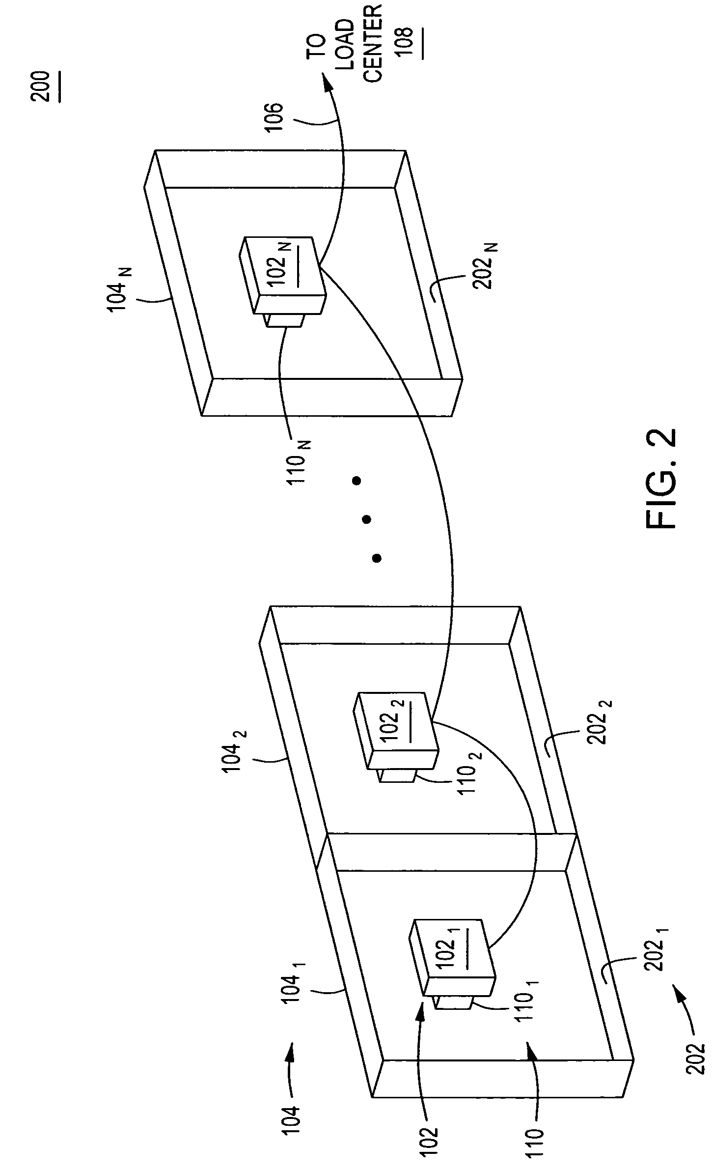Apparatus for coupling power generated by a photovoltaic module to an output