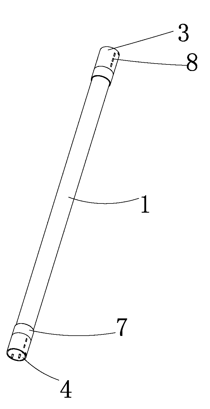 Tube-in-tube energy-saving lamp