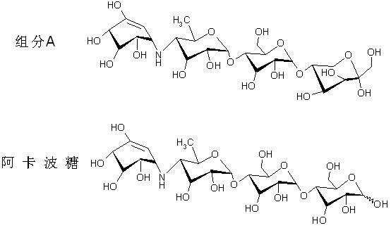 Method for improving purity of acarbose