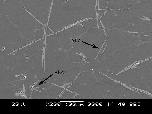 Method for removing impurity iron in magnesium alloy by using al-zr master alloy