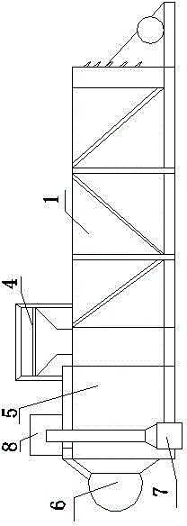 Mobile drying tower system