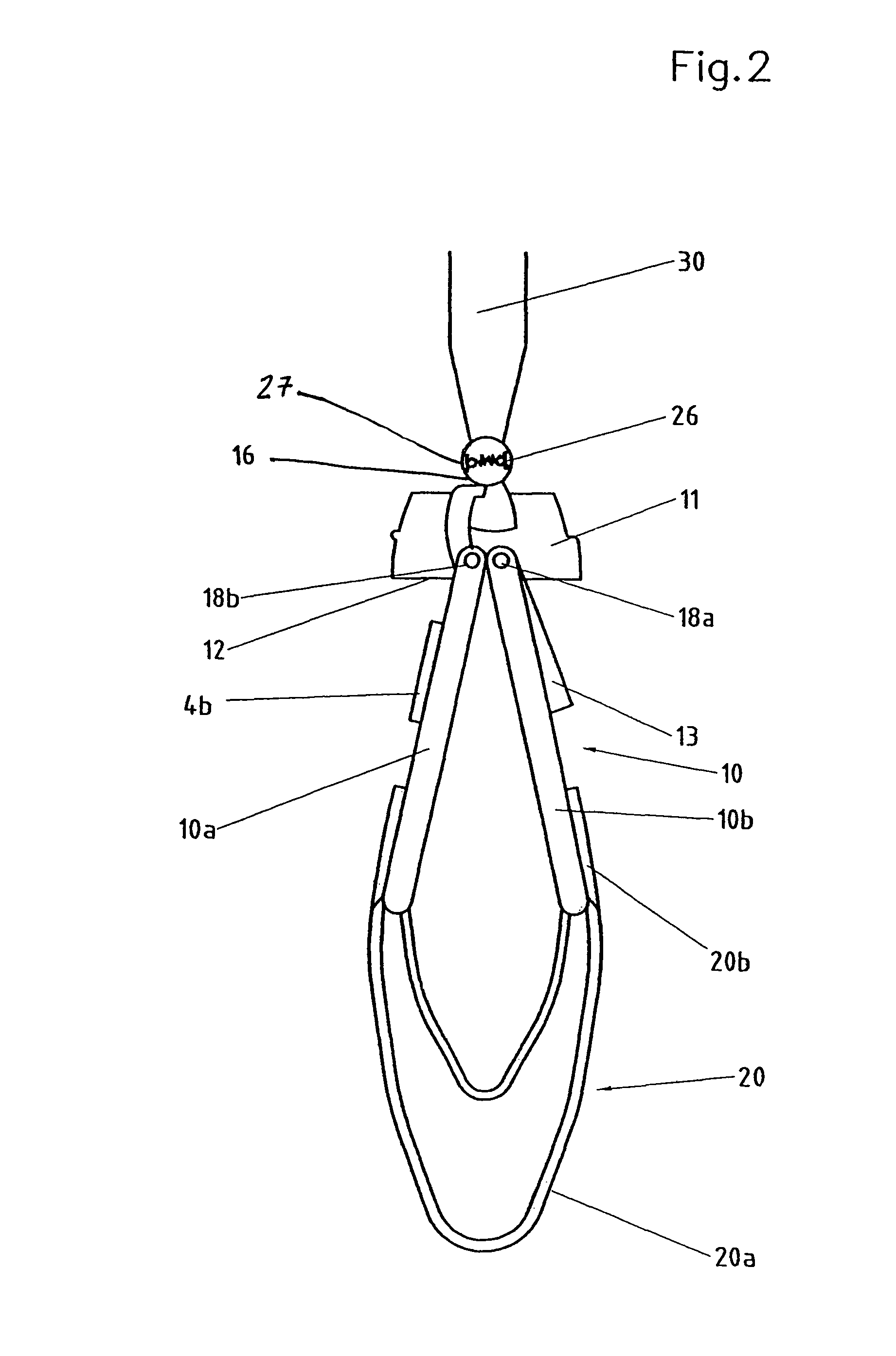 Squeezing device for a flat-body wiper and cleaning system
