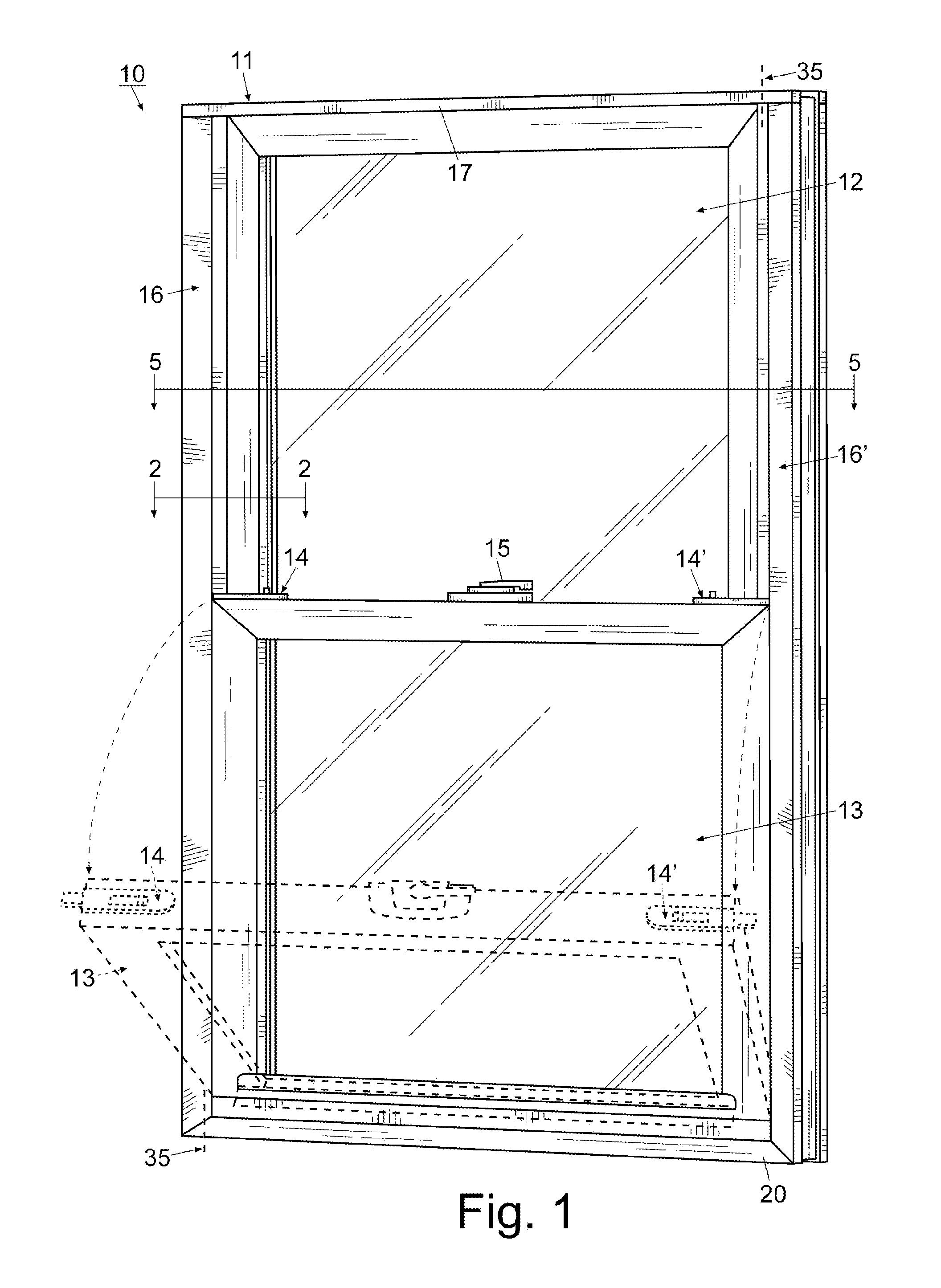 Window frame and method