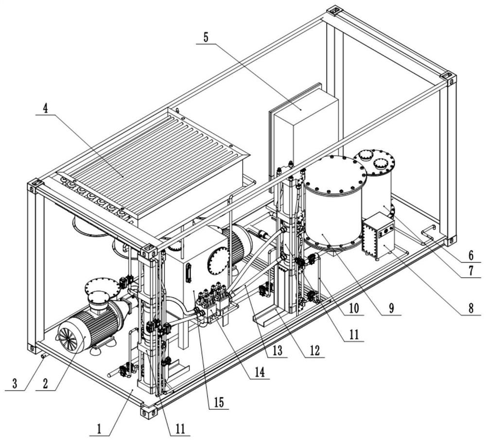 Compression skid-mounted device for vent natural gas and technological process thereof