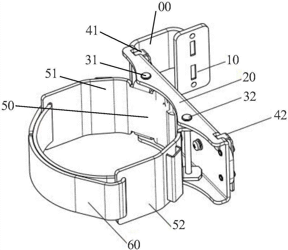 Fixing yoke applicable to compatible mounting of single and double gas cylinders of transfer trolley