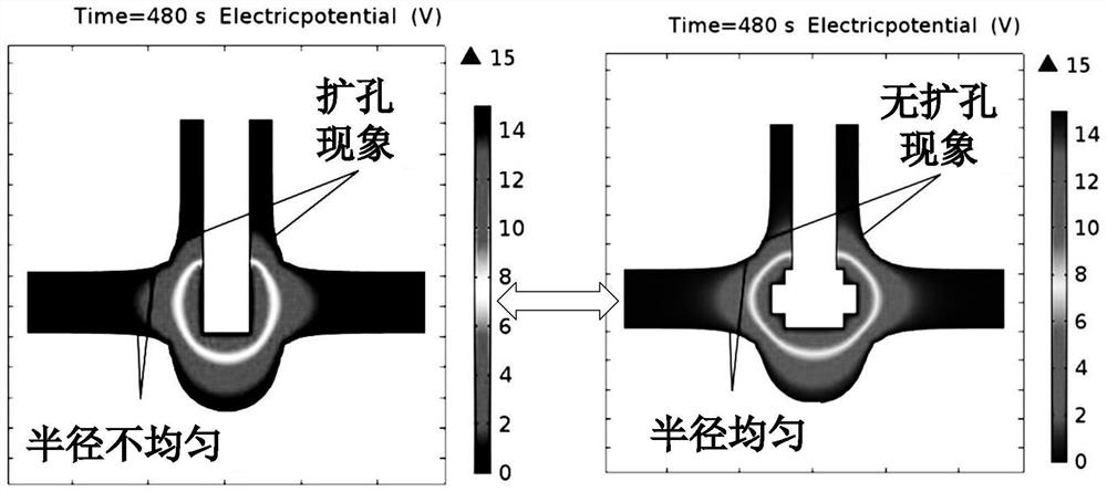 Cathode structure and electrolytic machining method for diesel engine fuel injection body