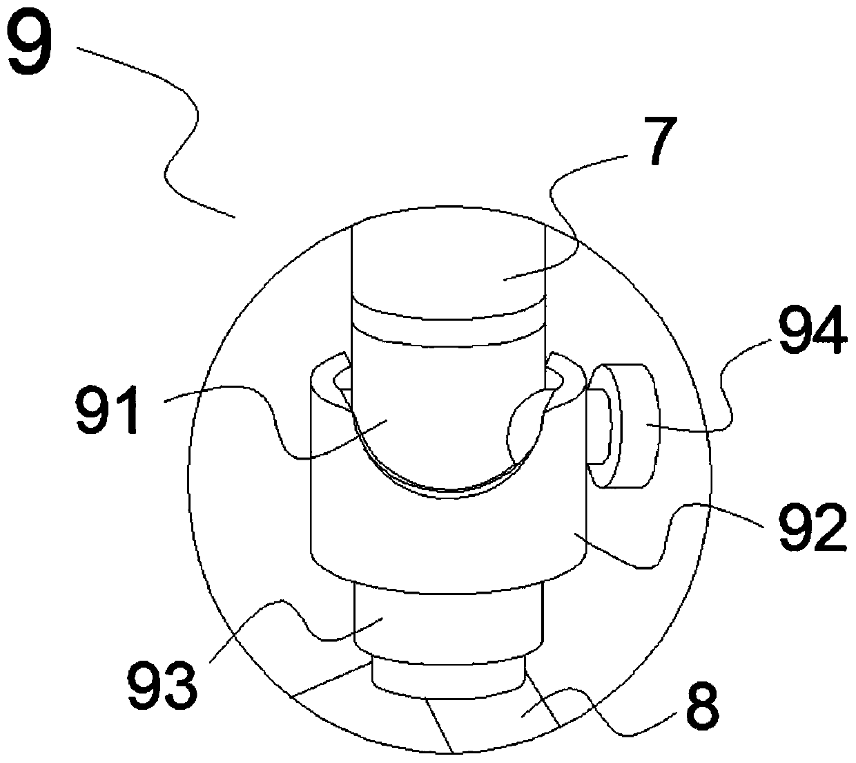 Washing machine robot based on directional delivery and regulating method thereof