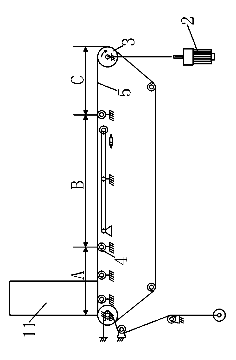 Electronic scale outlet balance flow control method