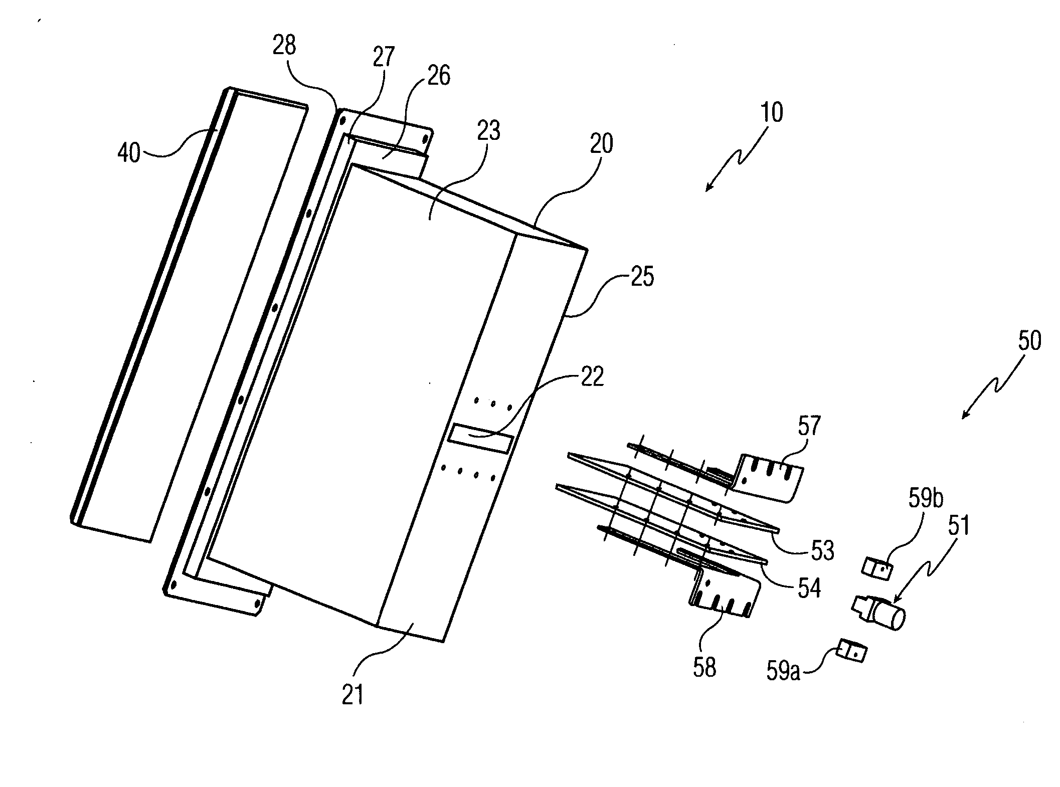 Radiating element for radar array