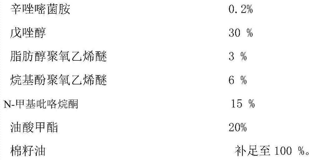 Ultra-low volume liquid containing ametoctradin and triazole bactericide composition as well as preparation method and application thereof