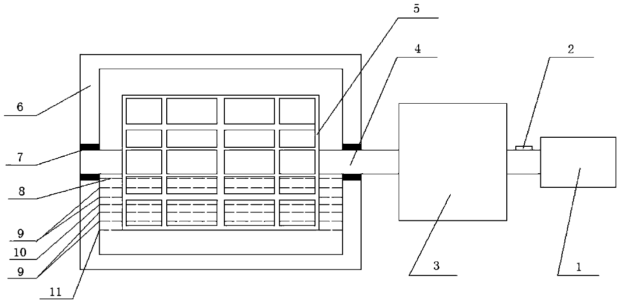 Control system and control method of rotating speed of inba drum