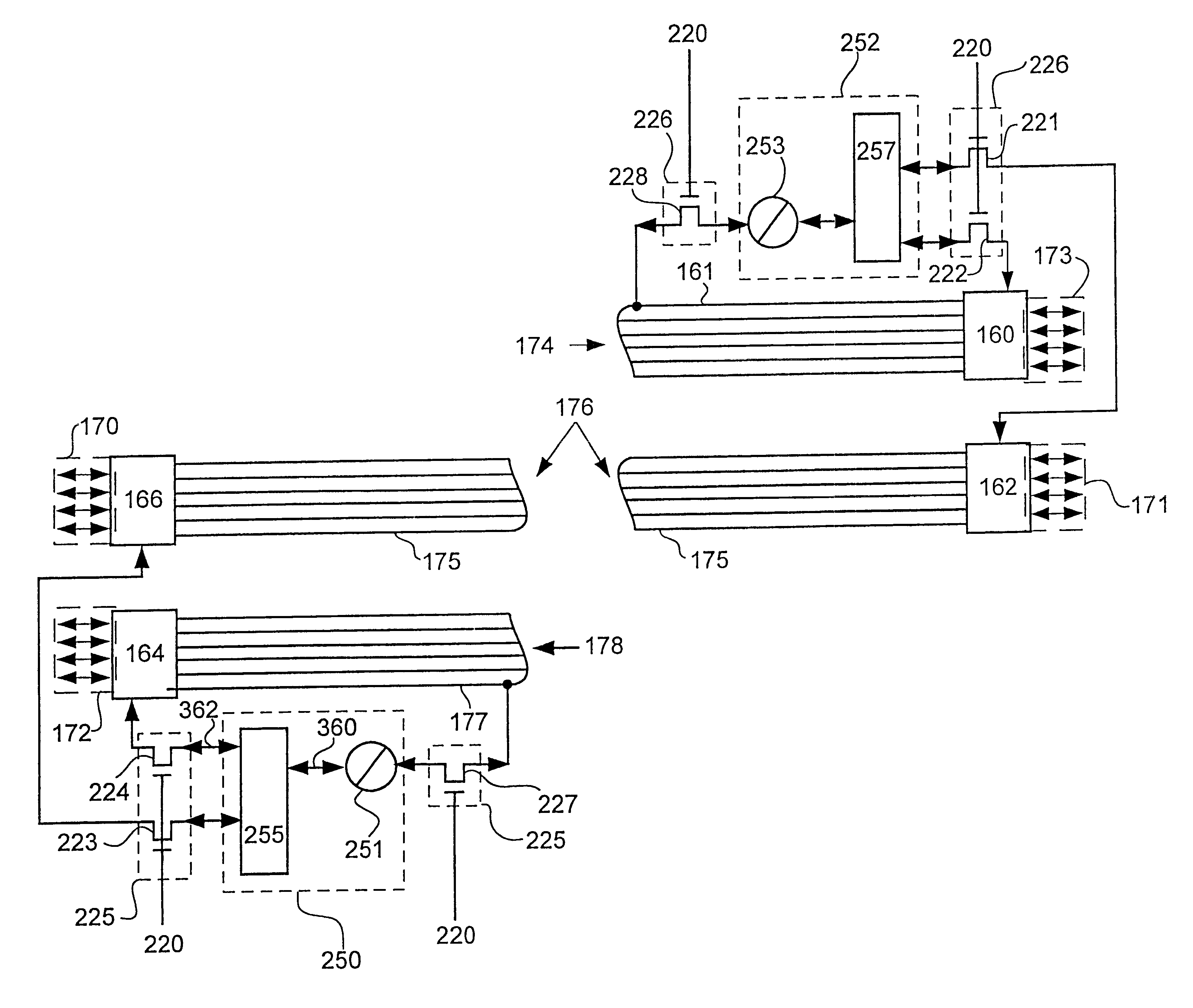Integrated circuit incorporating a programmable cross-bar switch